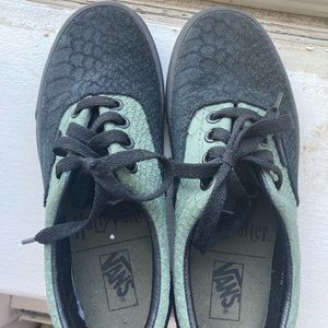 Slytherin vans. Almost new - Worn only once, cleaning out my closet